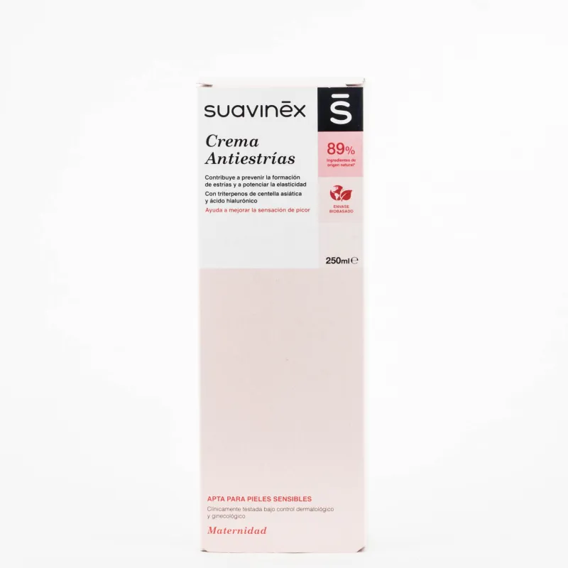 Suavinex Crema Reafirmante Anti-estrías, 250ml.