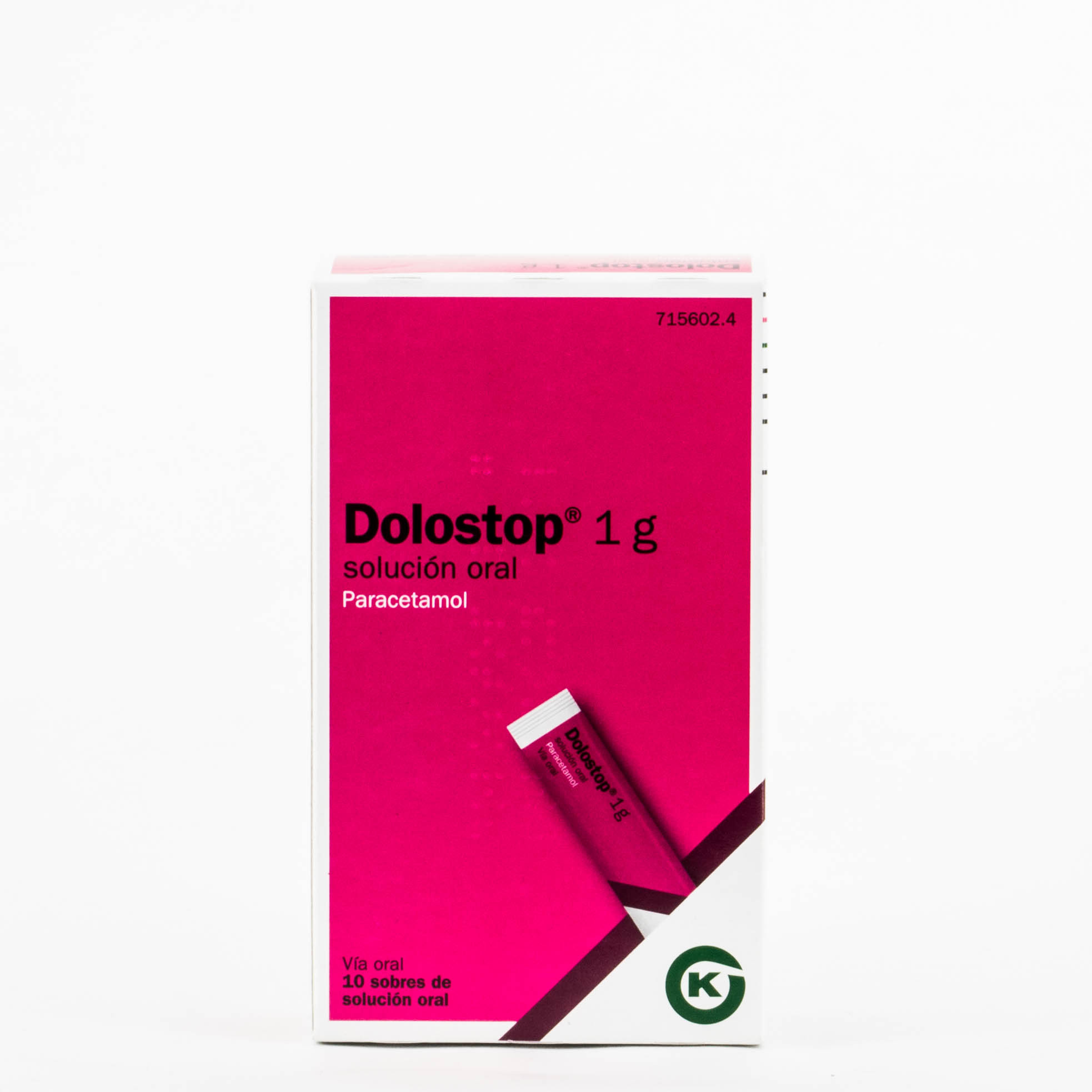 Dolostop Paracetamol 1g, 10 Sobres.