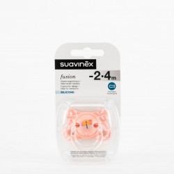 Suavinex Fusion Chupete Silicona Fisiológica -2-4m