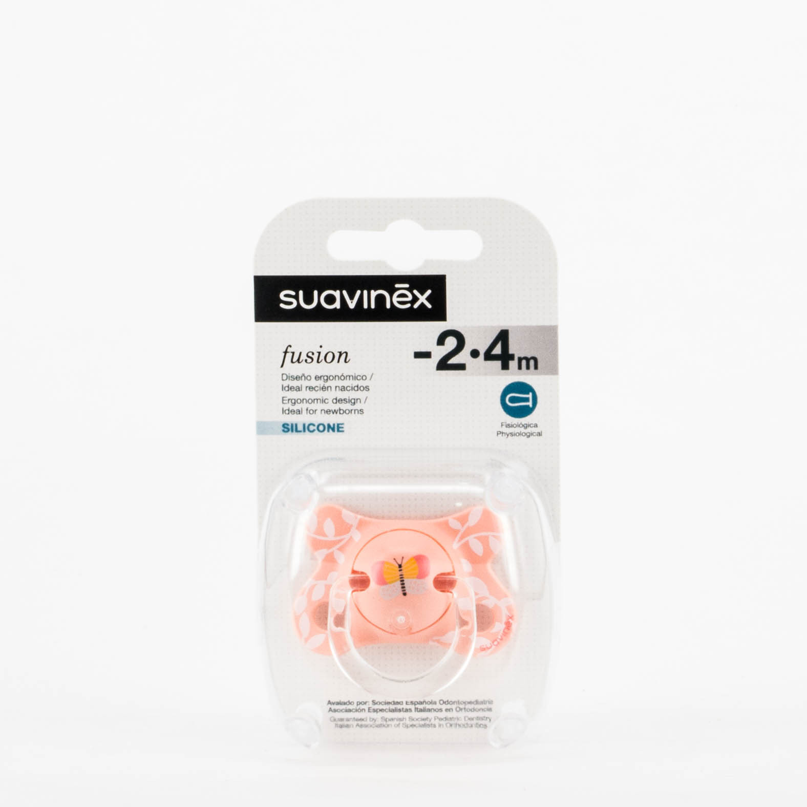 Suavinex Fusion Chupete Silicona Fisiológica -2-4m