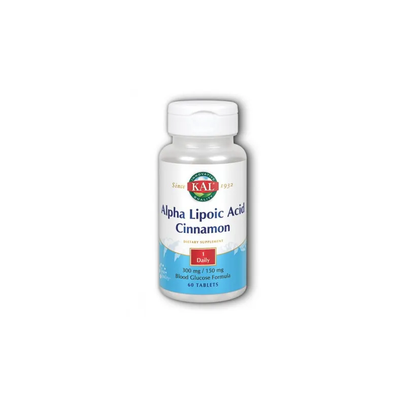 KAL Alpha Lipoic Acid & Cinnamon, 60 comp.