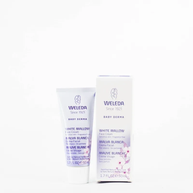 Weleda Crema Facial Malva Blanca, 50ml.