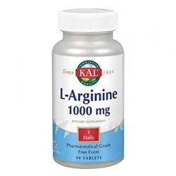 KAL L-Arginine 1000 mg A/R - 30 comprimidos