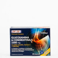 Nature Essential Glucosamina + Condroitina + MSM 1.200mg, 60 comprimidos