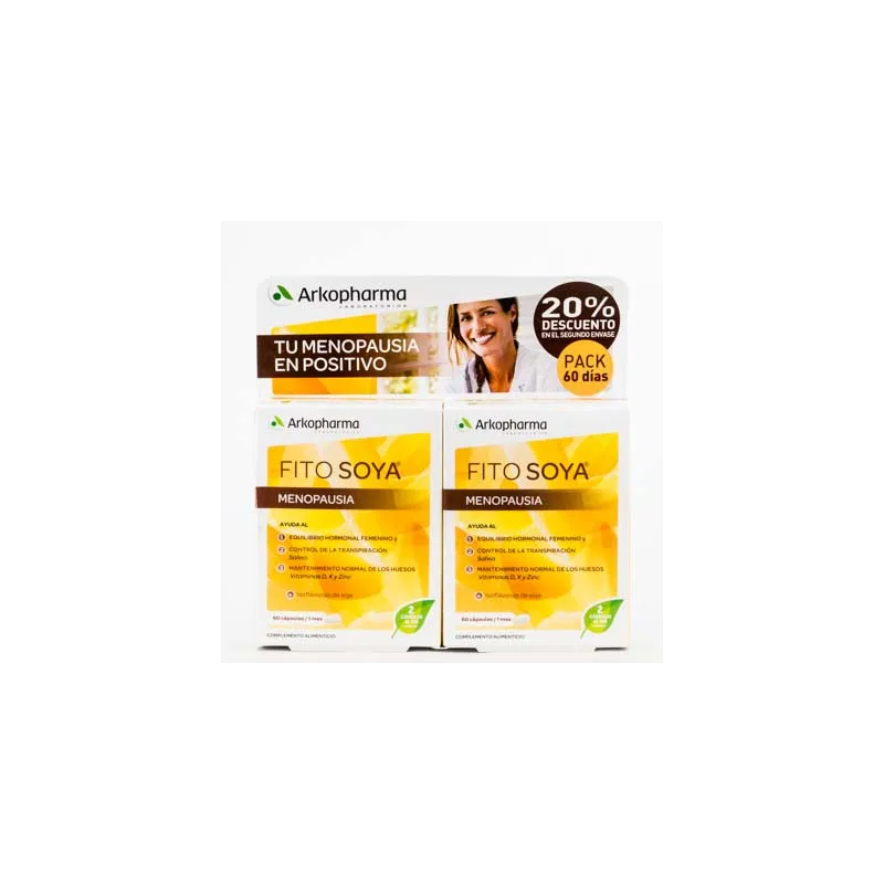 ARKOPHARMA FITOSOYA MENOPAUSIA 2X60 CAPSULAS ARKOPHARMA FITOSOYA MENOPAUSIA 2X60 CAPSULAS
