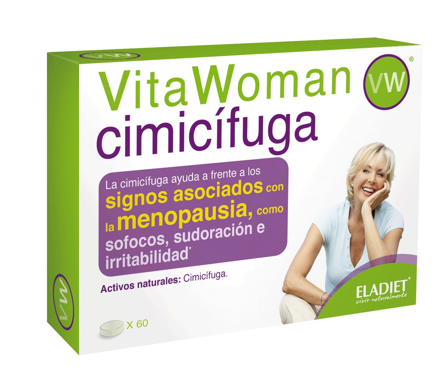 eladiet vitawoman cimifuga, 60 comprimidos