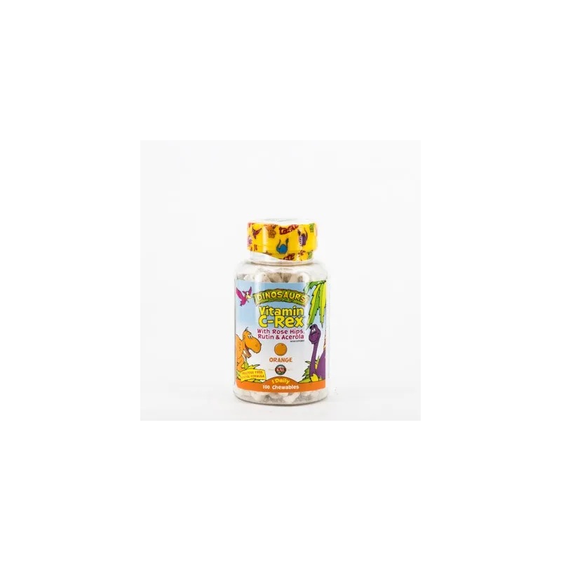 Kal Vitamina-C Rex, 100 Dino Masticables.