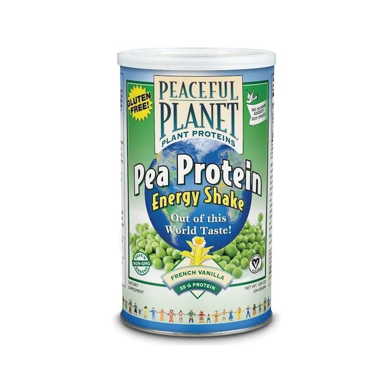 Solaray Guisante Proteína Vainilla, 400 g.