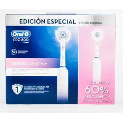 Oferta Duplo Oral B Cepillo Electrico 800 Sensi UltraThin