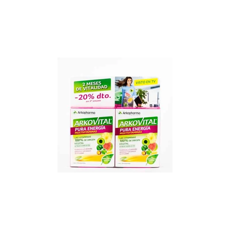 ARKOVITAL PURA ENERGIA 2X30 COMPRIMIDOS