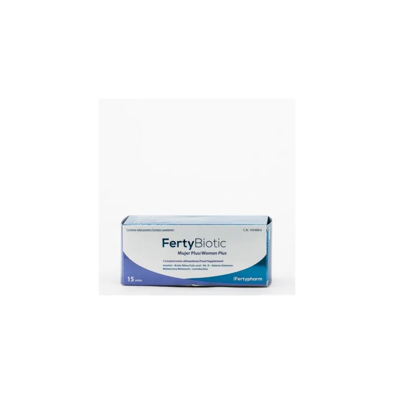 Fertybiotic Mujer Plus, 15 Sticks.