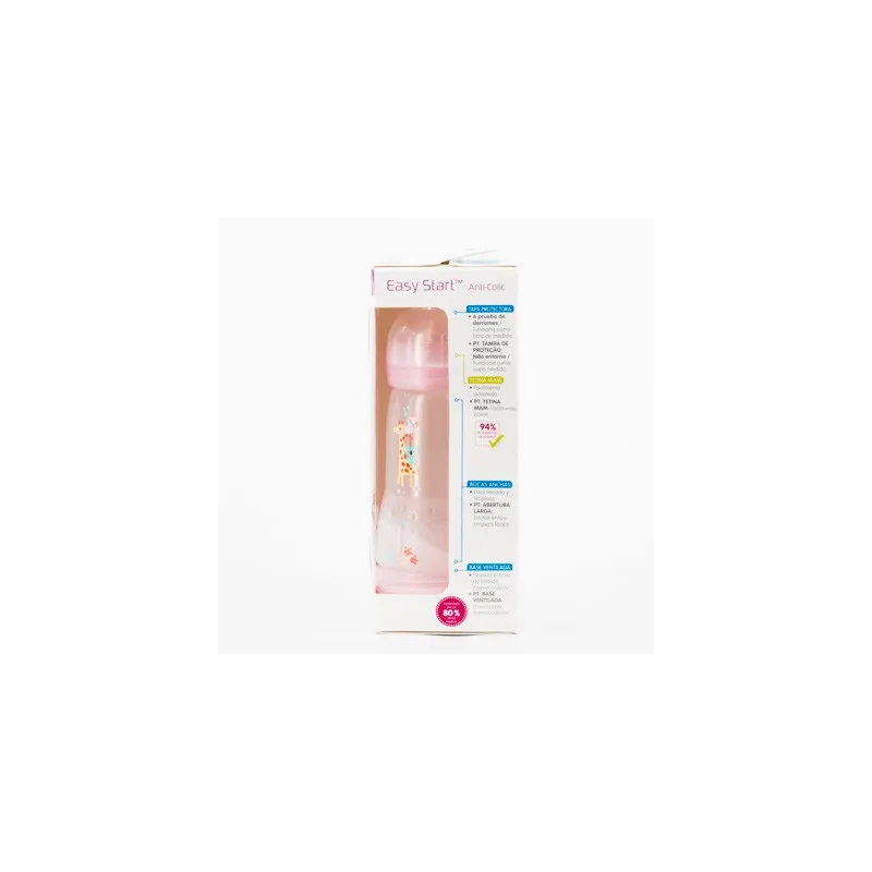 MAM Biberon Easy Start Anticólico Rosa, 260ml. MAM Biberon Easy Start Anticólico Rosa, 260ml.