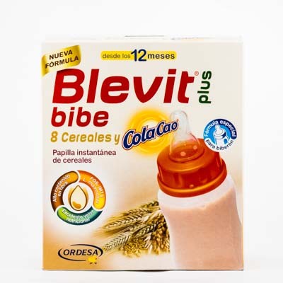 Papilla Blevit Plus 8 Cereales Y Colacao Para Biberón 600 g Blevit · Blevit  · El Corte Inglés