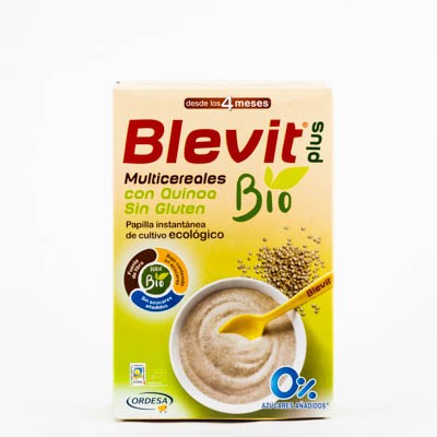 Blevit Plus Multicereales Bio Quinoa Sin Gluten, 250gr.