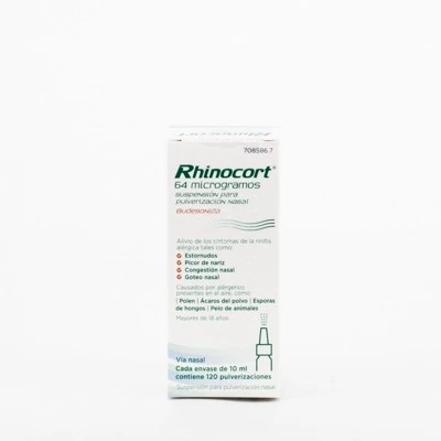 Rhinocort 64 mg nebulizador nasal, 10ml.