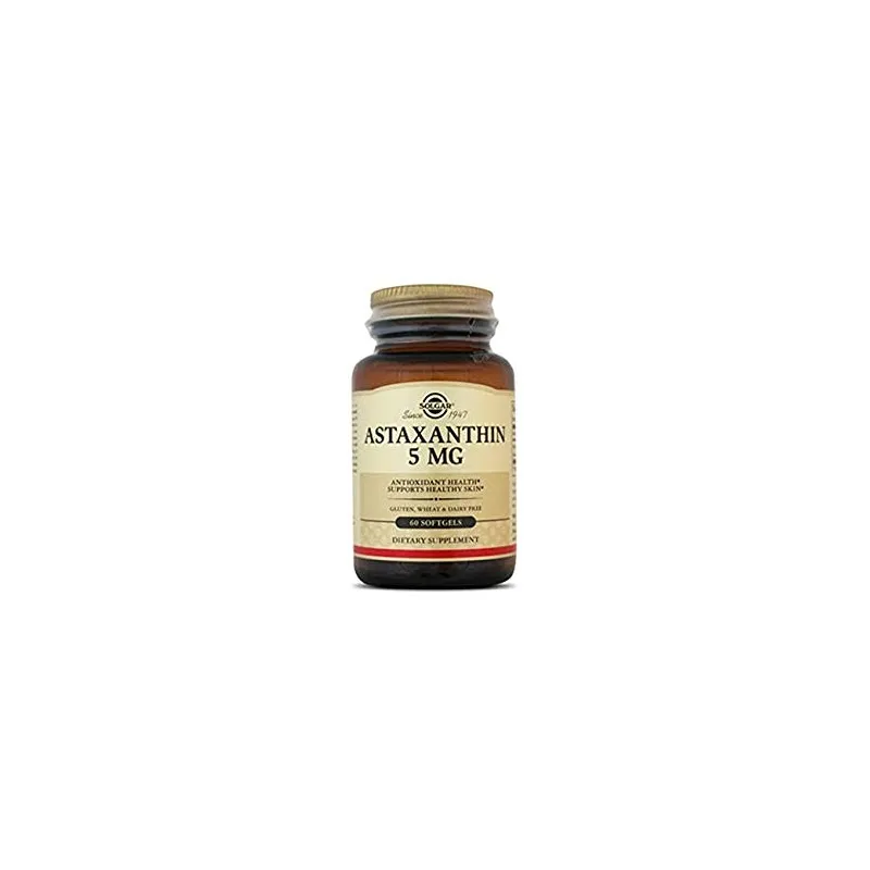 Solgar Astaxantina 5 mg, 30 Perlas.