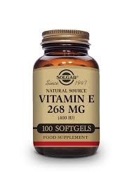Solgar Vit E 400 UI, 100 Caps. Veg.