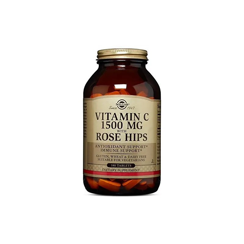 Solgar Rose Hips C 1500 mg, 180 Comp. Solgar Rose Hips C 1500 mg, 180 Comp.