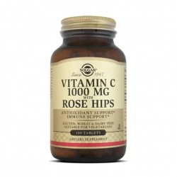 Solgar Rose Hips C 1000 mg, 100 Comp.