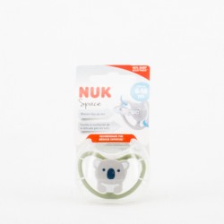 ⭐ Nuk chupete space night silicona 0-6 M 1 unidad Barcelona Parafarmacia