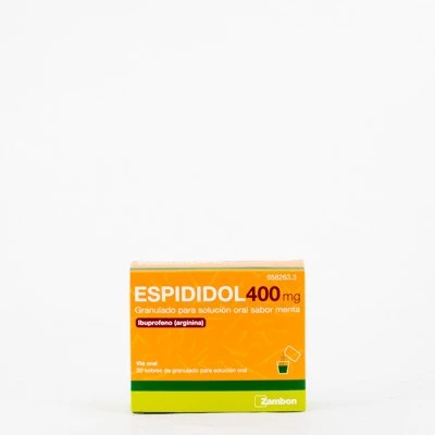 Espididol 400 mg Menta, 20 Sobres granulados.
