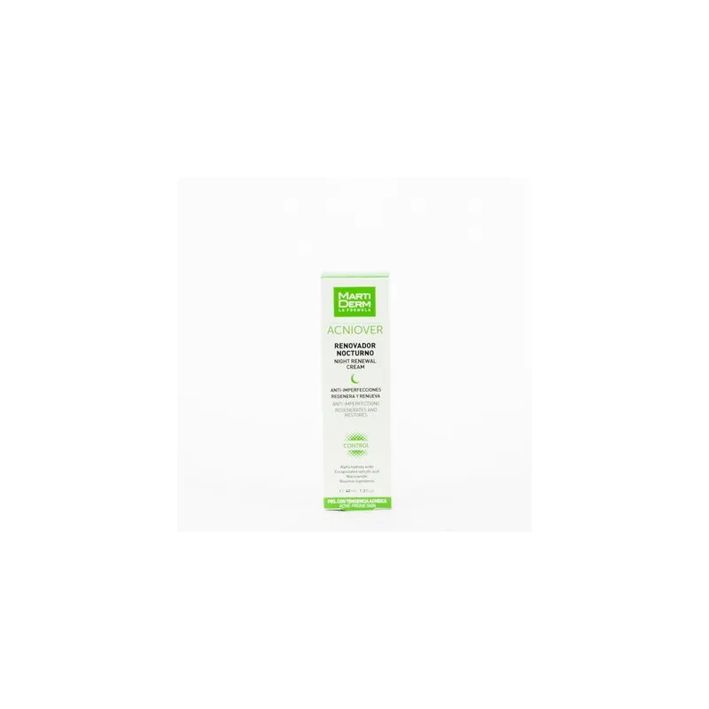 Martiderm Acniover Renovador Nocturno, 40ml.