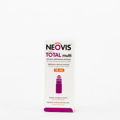 Neovis Total Multi Emulsión Lubricant Ocular, 15ml.