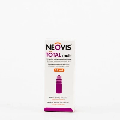 Neovis Total Multi Emulsión Lubricant Ocular, 15ml.