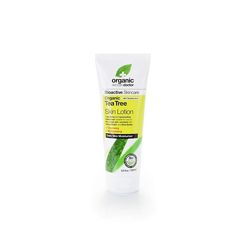 Dr Organic Loción corporal de Árbol de Té, 200ml. Dr Organic Loción corporal de Árbol de Té, 200ml.
