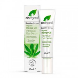Dr Organic Sérum intensivo de ojos de Cáñamo, 15ml.
