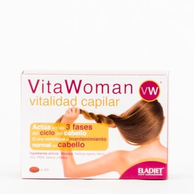 eladiet vitawoman vitalidad capilar, 60 comprimidos