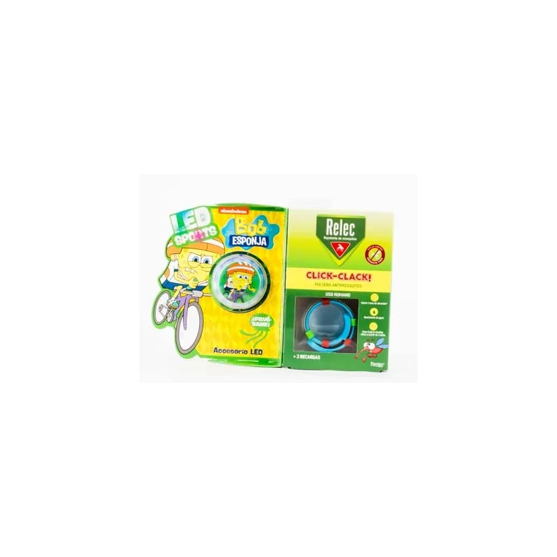 Relec Pulsera Antimosquitos Click-Clack NIños + 2 Recargas