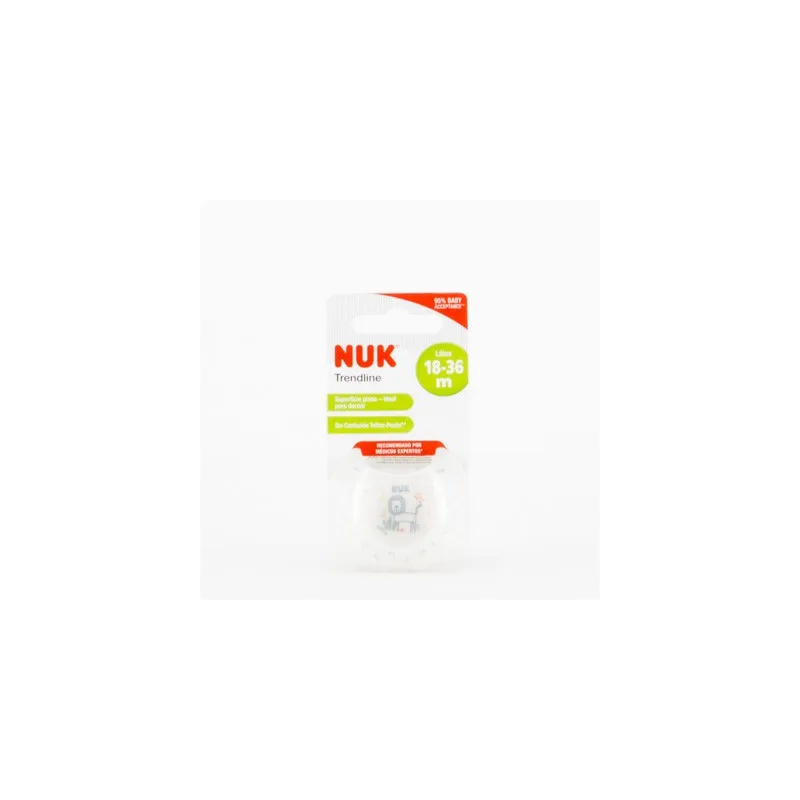 Nuk Chupete Jungle Latex 18-36m, 1Ud.