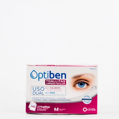 Optiben Toallitas Uso Dual, 28 Uds.