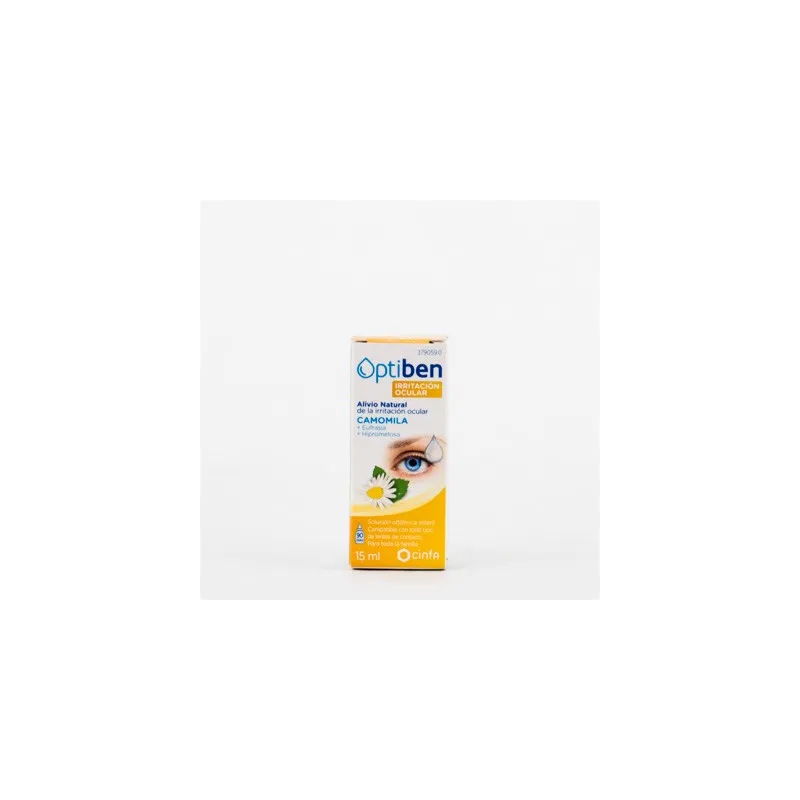 Optiben Irritacion Ocular Camomila, 15ml. Optiben Irritacion Ocular Camomila, 15ml.