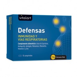 Vitalart Defensas Inmunidad Vías Respiratorias, 15 Comp.