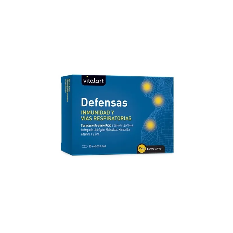 Vitalart Defensas Inmunidad Vías Respiratorias, 15 Comp.