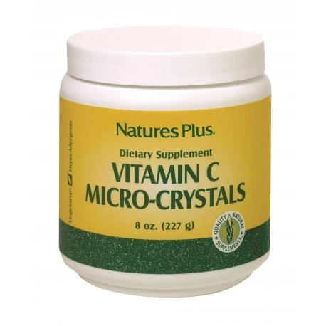 Natures Plus Vitamina C Microcristales, 227gr.