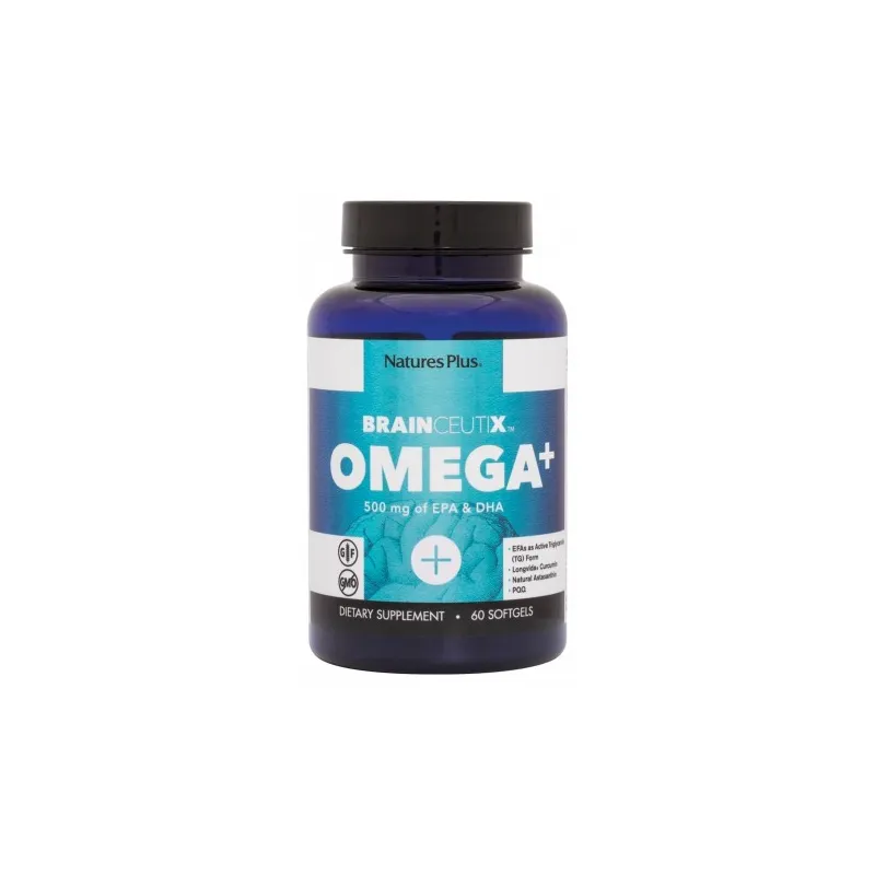 Natures Plus Brainceutix Omega+, 60 perlas.