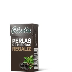 Ricola Perlas de Hierbas y Regaliz, 25g.