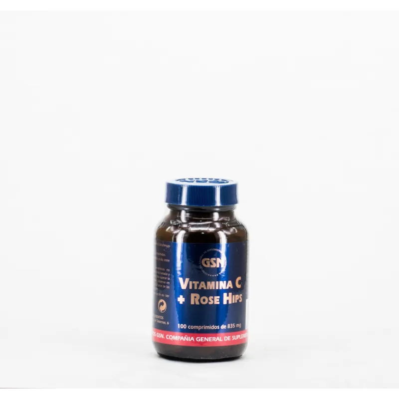 GSN Vitamina C Rose Hips, 100 comprimidos GSN Vitamina C Rose Hips, 100 comprimidos