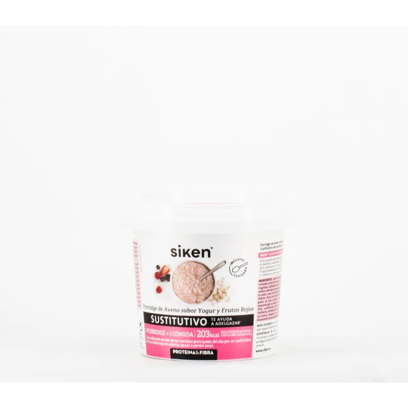 Siken Porridge Avena Yogur Frutos Rojos, 52gr.