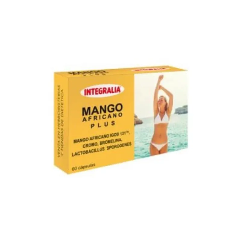 Integralia Mango Africano Plus 60 Cápsulas Integralia Mango Africano Plus 60 Cápsulas