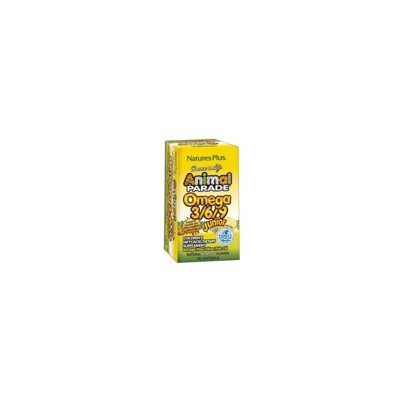 Natures plus Animal Parade Omega 369 Junior 90 perlas