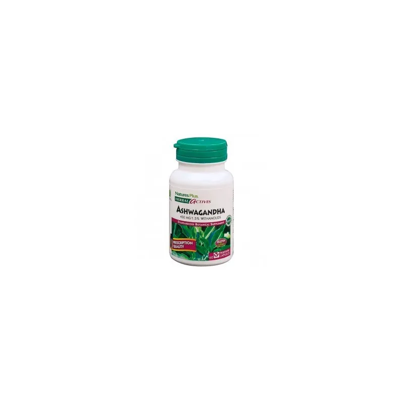 Natures plus Ashwagandha 450 mg 60 Caps. Natures plus Ashwagandha 450 mg 60 Caps.