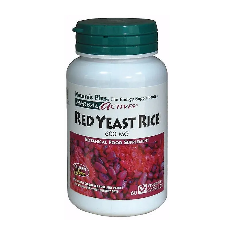 Nature's Plus Garden Levadura De Arroz Rojo 600 mg 60 caps