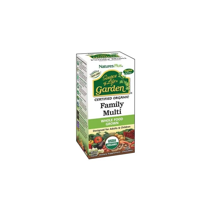 Nature's Plus Garden Family Multi 60 comp. Mastic.