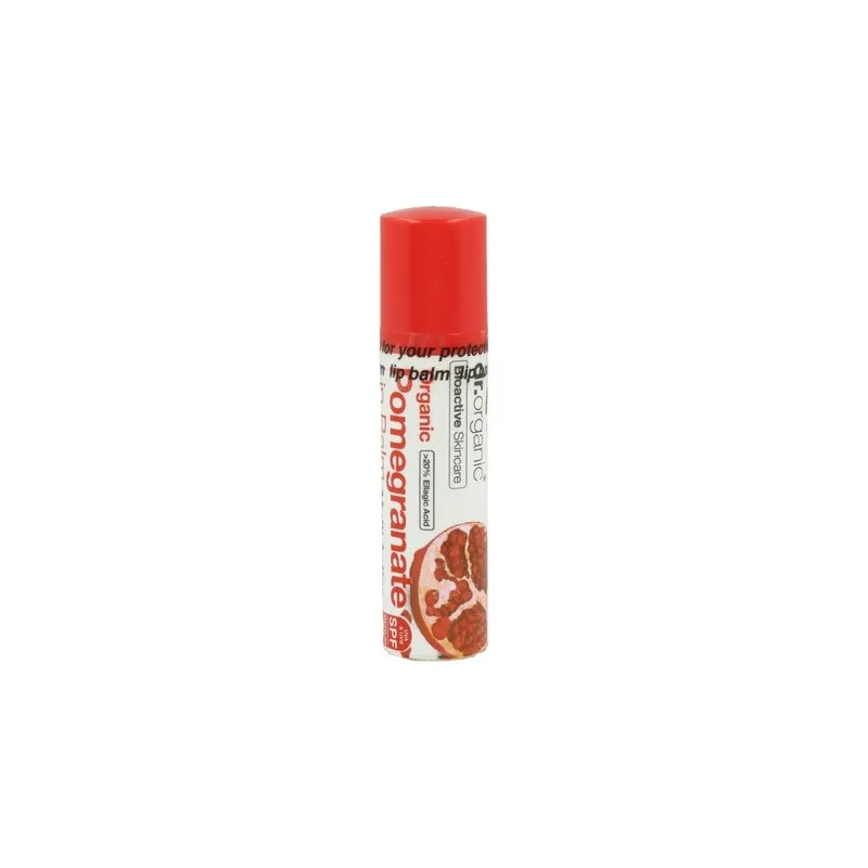 Dr Organic Bálsamo labial de Granada, 5.7ml.
