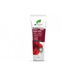 Dr Organic Loción corporal Rose Otto, 200ml.