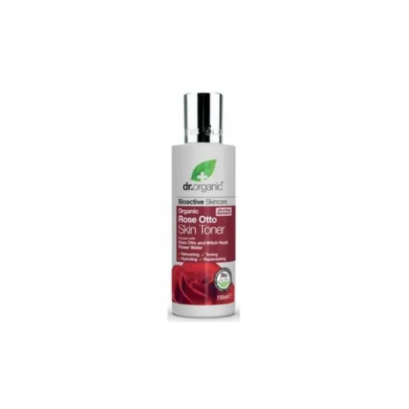 Dr Organic Tonificante corporal Rose Otto, 150ml.